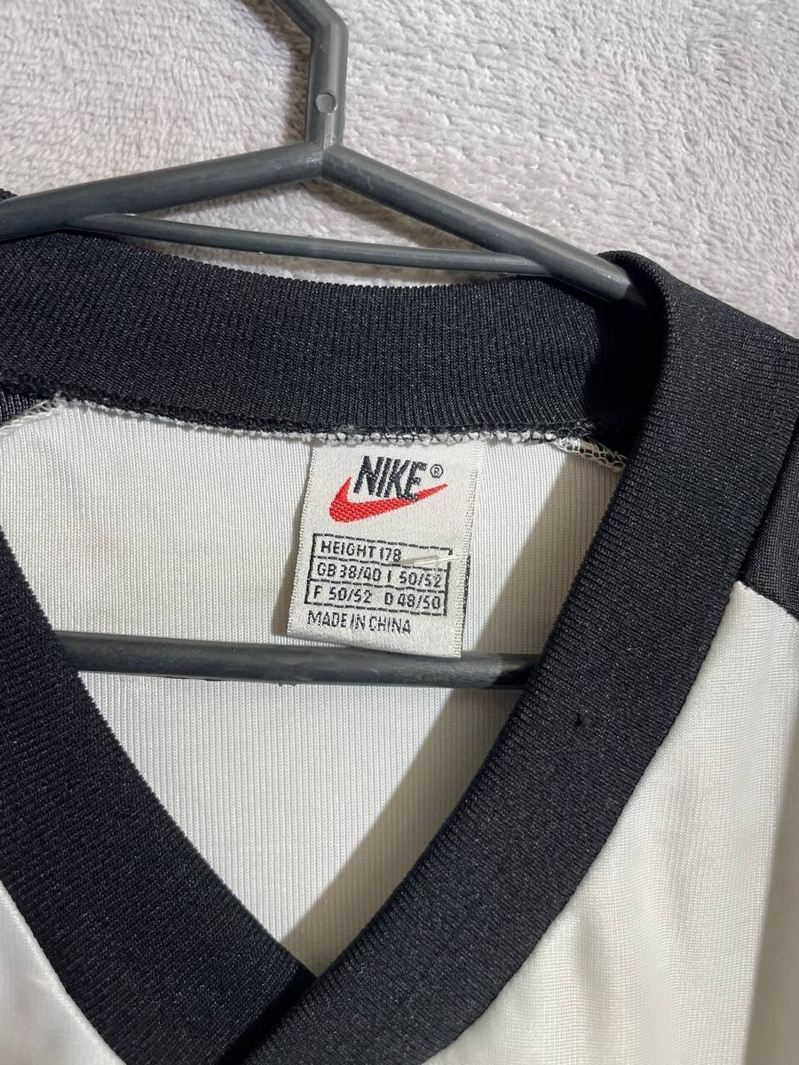 Nike Vintage Jersey Training Football Soccer Shirt White 90s Men