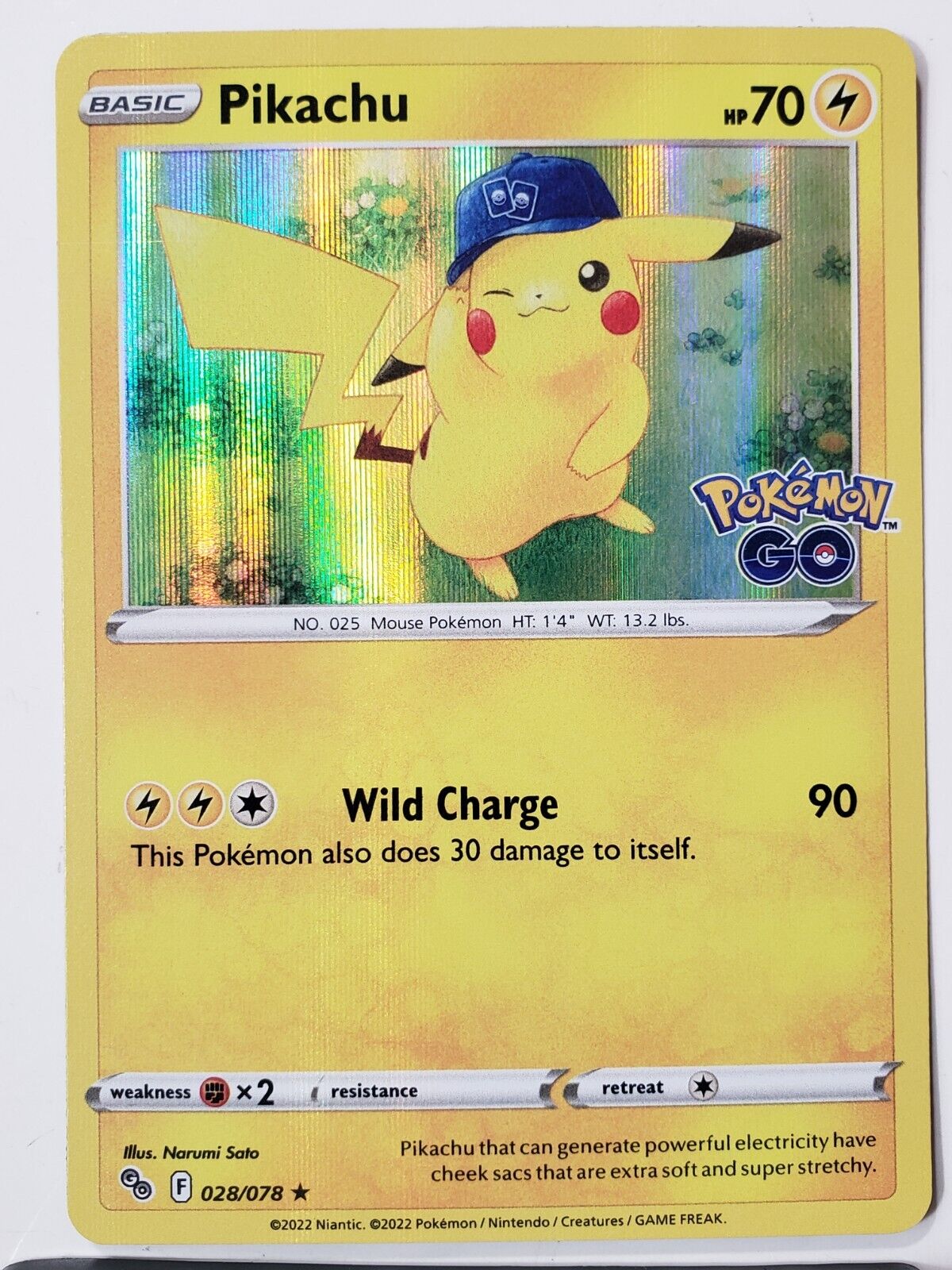 FREE w/ Purchase* (EN PROMO CARD PIKACHU) Pikachu (028/078) [Pokémon G