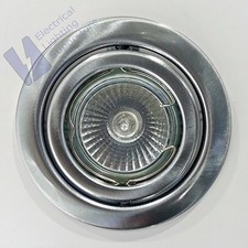 GU10 MAINS 240V TILT DOWNLIGHT SPOTLIGHT RECESSED CEILING LIGHT LED COMPATIBLE