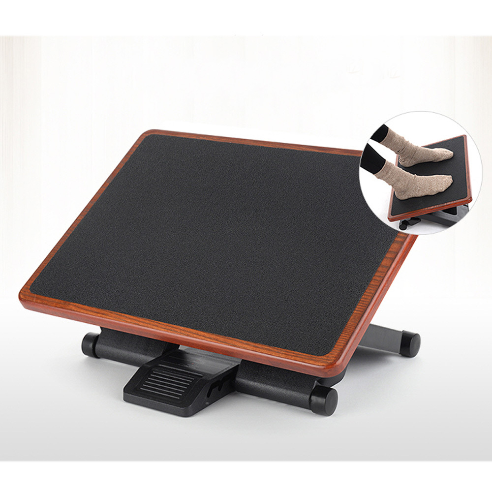 Footrest Natural Wood Adjustable Angle 0°30° and 3Step Height FR1334 eBay