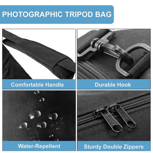 120cm Tripod Bag Carry Case Holder Padded Zip Studio Light Stand Travel UK - Picture 4 of 12