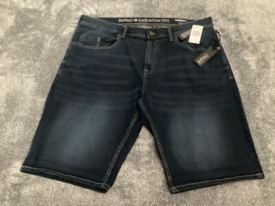 Buffalo David Bitton Cotton Blend Evan-X Denim Shorts Men's 38