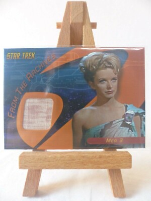 STAR TREK 40th anniversary Costume Wardrobe Card Mea 3 TOS #C10