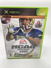 NCAA Football 2005 / Top Spin Original Microsoft XBOX Complete w/ Insert