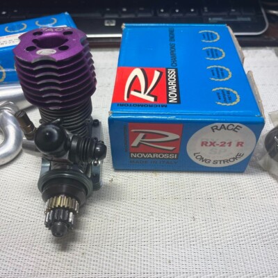 Novarossi Rx-21R 3.5cc Racing Engine Set with Muffler & Turbo