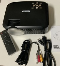    DBPOWER T22 Portable LED Video Projector, Black   