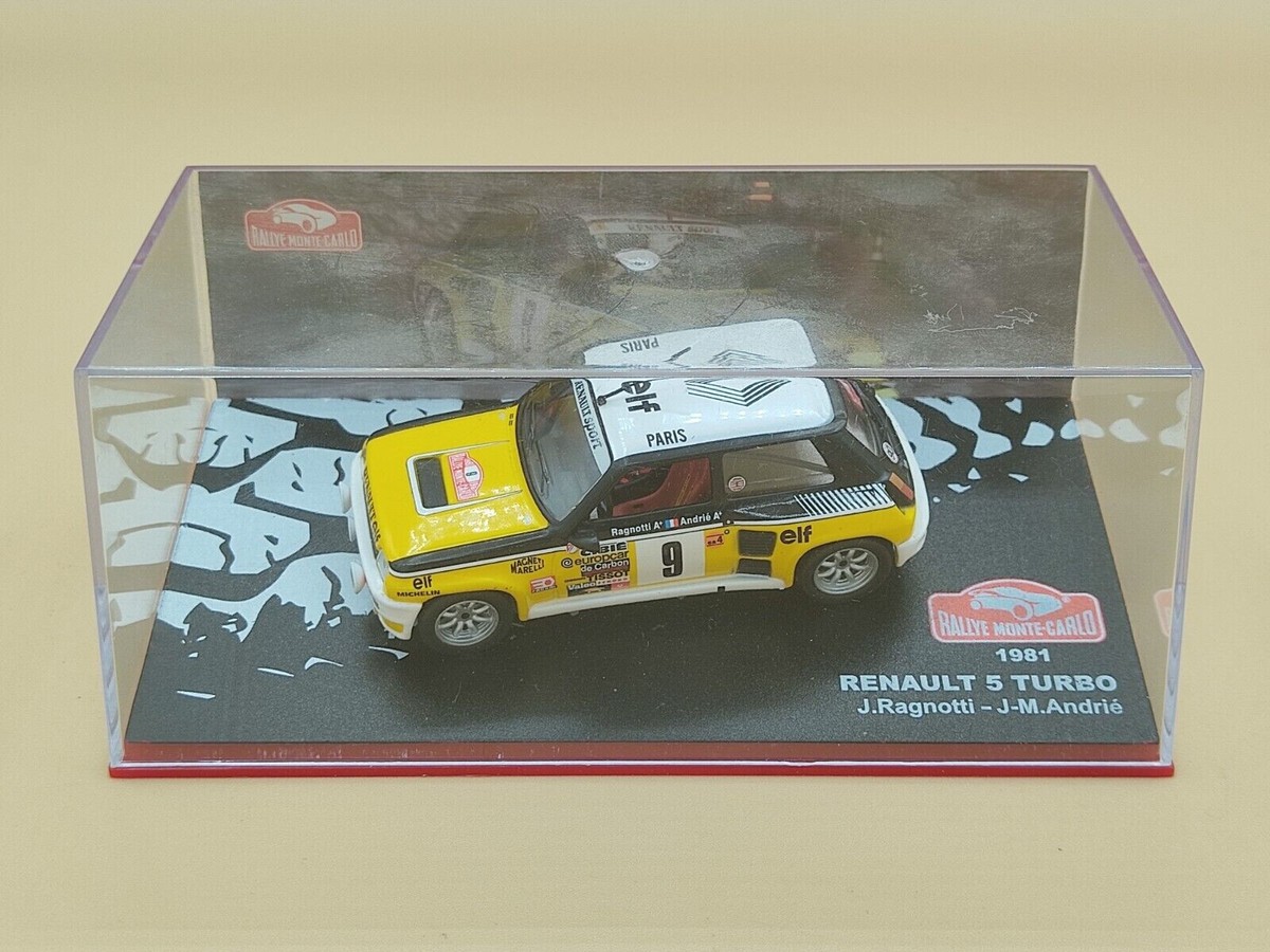 Jouet Ancien Mont Blanc JMB - Renault 5 R5 Rallye Monte Carlo 74, Téléguidé, 1/18