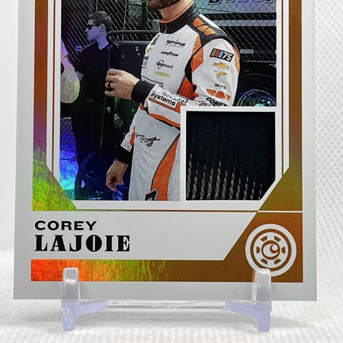 2023 Panini Chronicles NASCAR Racing Swatches #CS-CL Corey LaJoie - Picture 3 of 6