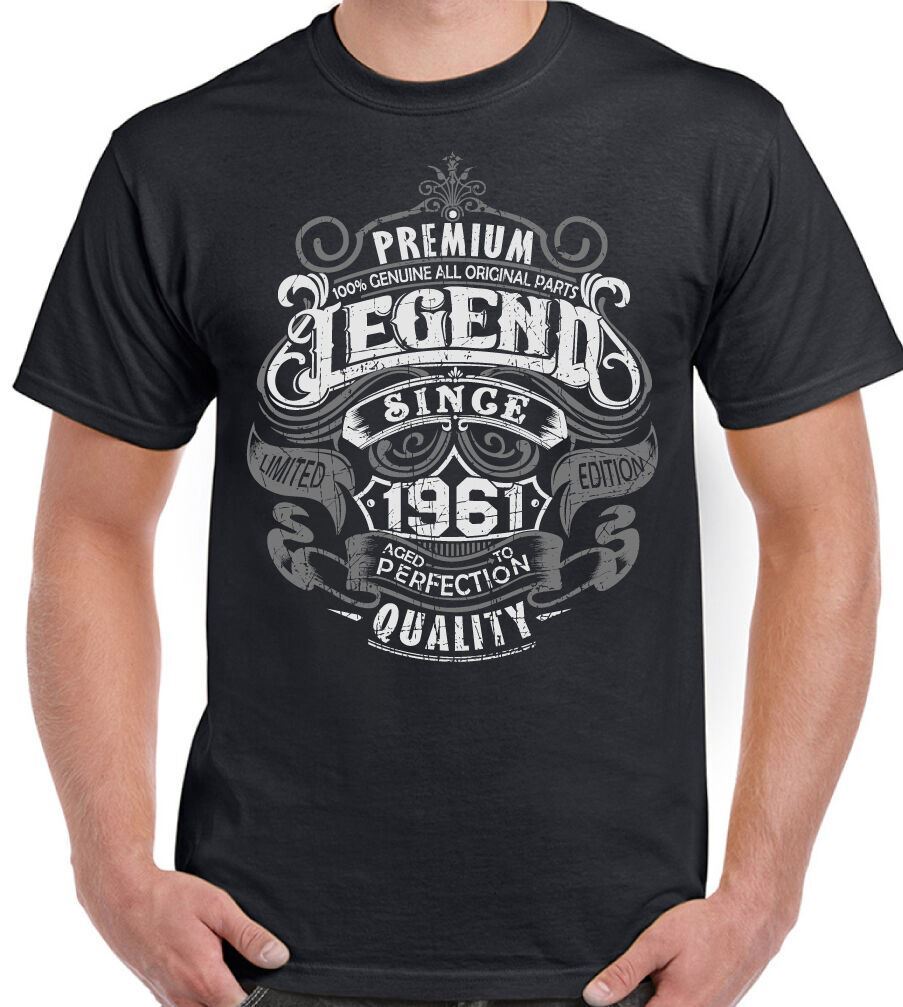 65th Birthday T-Shirt 1961 Mens Funny 65 Year old Top Premium