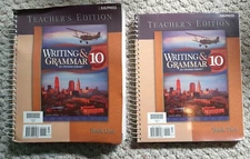 BJU Writing & Grammar 10 Teacher's Edition 1 & 2 - 2nd Edition - Good/Very Good