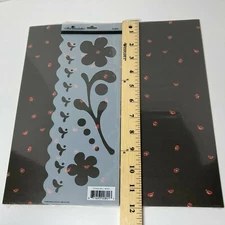 Flower Floral Stencil Scrapbook Cardmaking Miss Elizabeth's