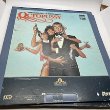 Octopussy CED VideoDisc - Roger Moore - 2 disc set
