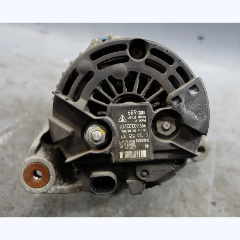 Porsche 997.1 911 987.1 Cayman Boxster 2007-2009 generador alternador 150A OEM Foto 3 de 4