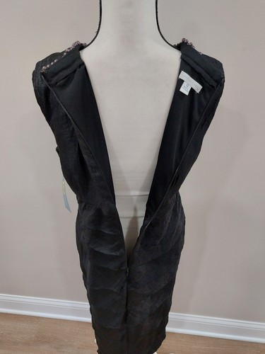 Abito donna nuovo/London Times/taglia 12/nero/cocktail/formale/sera/ruffle/ - Foto 14 di 21