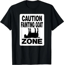 NEW LIMITED Fainting Goat Design Gift Idea Premium Tee T-Shirt S-5XL