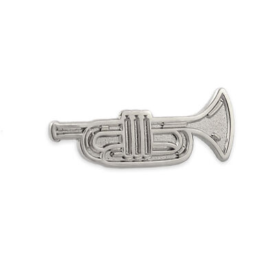 PINETS Anstecknadel Silbernadel Trompete Instrument Musiker Brosche Pin