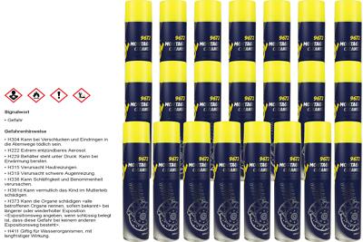 22x600ml Original MANNOL 9672 Montage Cleaner Bremsenreiniger Universal