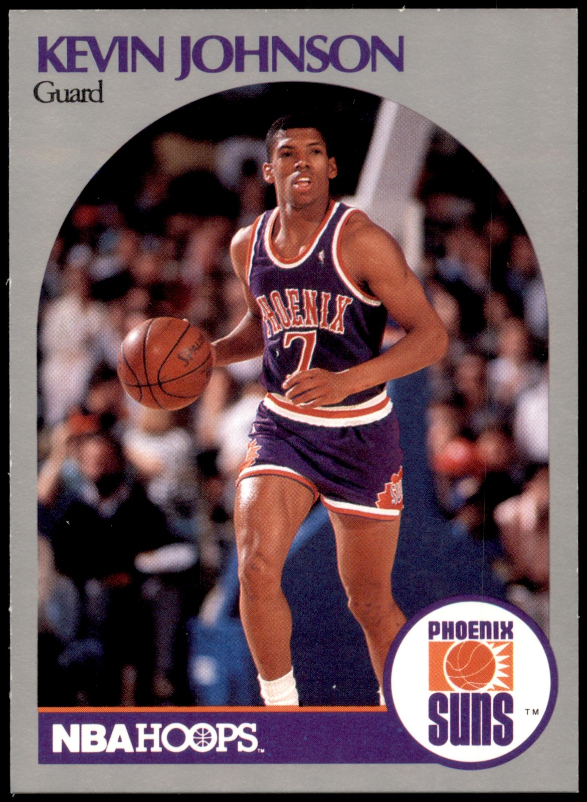 Kevin Johnson #238a 1990-91 Hoops Forward on front second series