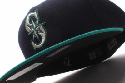 New Era Seattle Mariners MLB Alternate On Field Fitted Cap Black UV USA No Logo