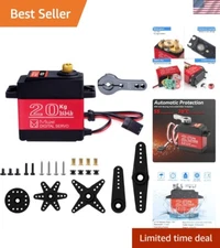 Waterproof High Torque RC Servo with Dual Ball Bearings for Optimal Performance