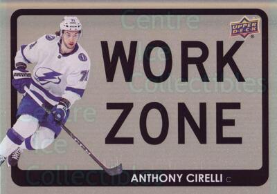 2021-22 Upper Deck Work Zone #39 Anthony Cirelli