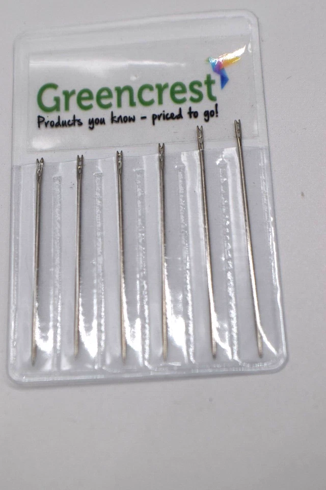 0.5mm SELF THREADING NEEDLES ASSORTED HAND SEWING 6 - Image 3 of 4