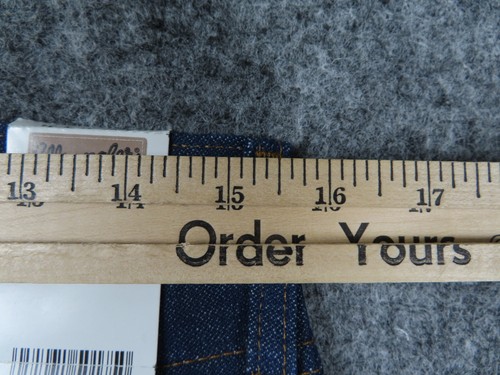 NWT Wrangler Jeans Men 31x34 13MWZ Blue Raw Denim Cowboy Cut Deadstock Rodeo 90s - Picture 8 of 9