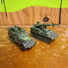 2 X Vintage 1974 Hot Wheels Military Vehicles Missile Tank & Gunner Truck