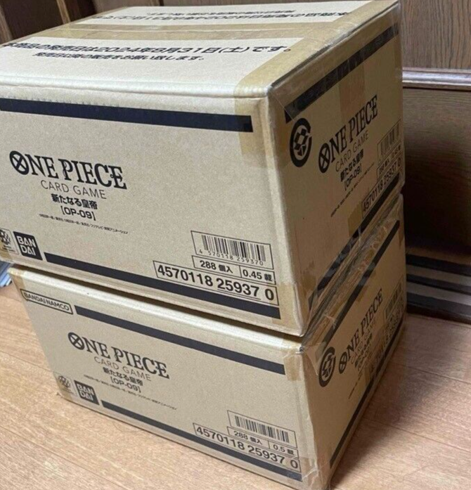 ONE PIECE Case 12 Box OP9 OP09 OP-09 The New Emperors & 10 3rd Anniversary  Promo | eBay