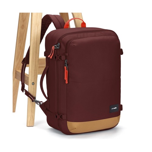 Pacsafe GO Anti Theft 34L Carry-on Backpack, Garnet Red One Size - Picture 5 of 12