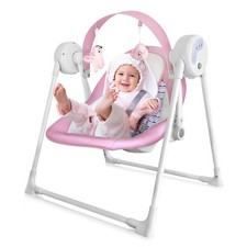 Baby Swing SpaceSaver Ultra-Compact Foldable Infant Swing Fits in 5.3" Gaps ...
