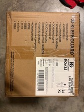 SafetyKleen 38939-06 A35 Safety Coveralls XL, Hooded, White, 25 Box