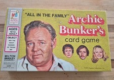 Vtg. All In The Family Archie Bunker's Card Game Milton Bradley 1972 Complete