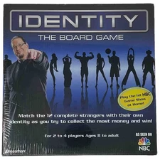Identity: The Board Game (Pressman Toys; 2007) 2-4 Players Ages 8+ NEW