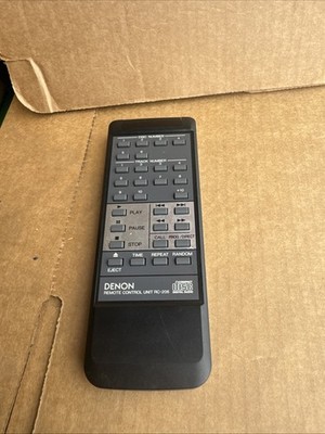 Denon RC-206 Remote Control for 6-Disc CD Changer Player DCM-444 DCM-555