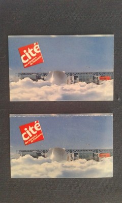 2 Old Ticket Cité des sciences et de l'industrie 2010 Geode Paris