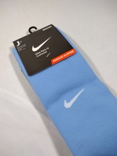 Nike Park IV Soccer Over-the-Calf Blue Socks Mens Large 8-12 FREE SHIPPING