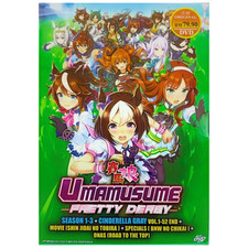 Uma Musume:Pretty Derby Season 1-3 Cinderella Gray 1-52End Movie SP Anime DVD