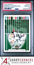 2022 PANINI LEGACY FOR THE AGES #FA14 RANDALL CUNNINGHAM POP 1 PSA 10
