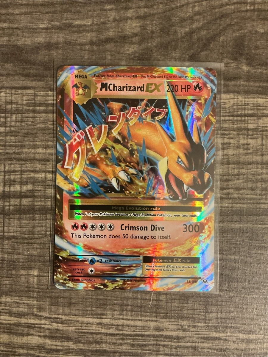 Pokmon MEGA M Charizard EX ULTRA RARE Holo TCG Card 13/108 Pokmon MEGA M Charizard EX ULTRA RARE Holo TCG Card 13/108