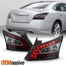 For 2012-2014 Nissan Maxima Chrome Smoke Tail Lights Pair Wled Drl Running Lamp For 2012-2014 Nissan Maxima Chrome Smoke Tail Lights Pair Wled Drl Running Lamp