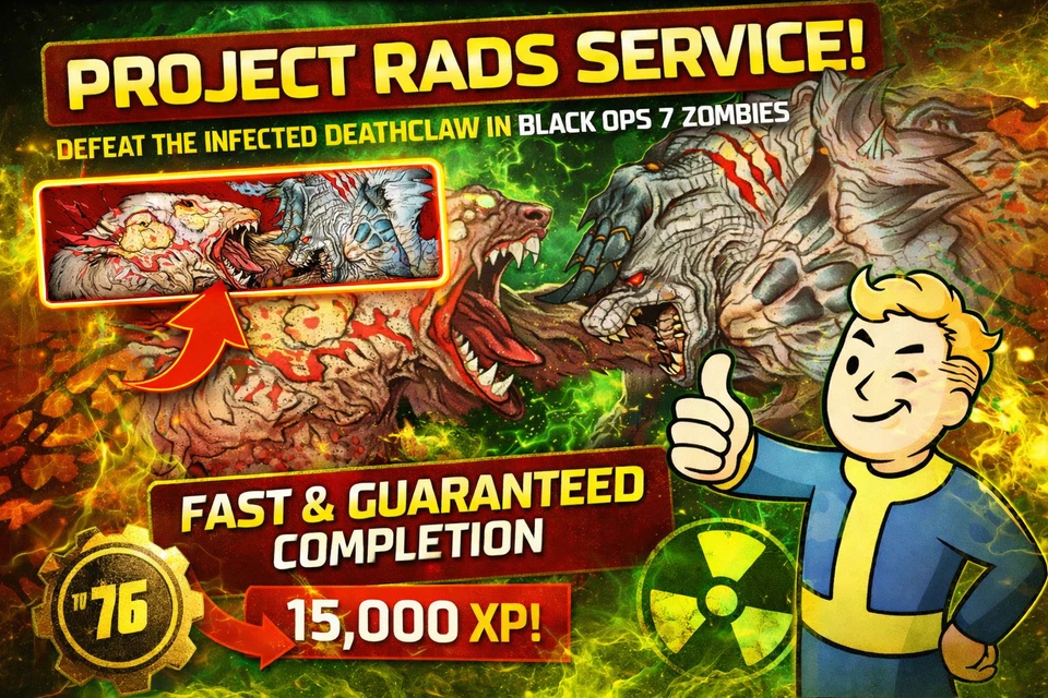 CALL OF DUTY Ashes of The Damned Project RADS LTM COD Black Ops 7 BO7 CARRY Calling Card FAST