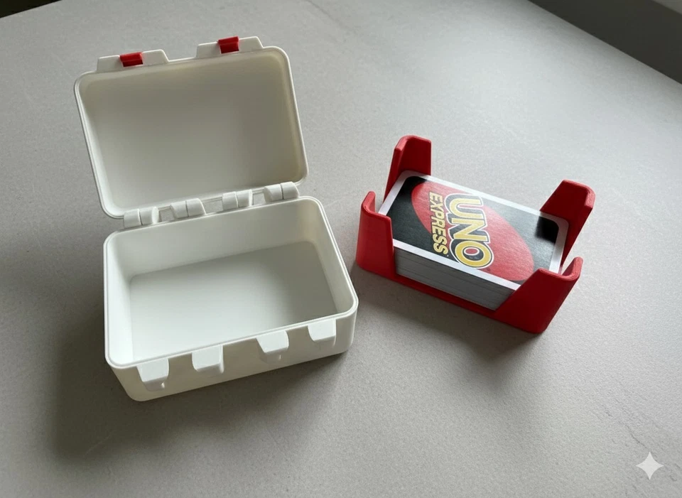 3DPRINTERWORLD Uno Case - Box for storing or travelling, Uno Card Game