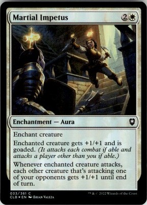 2022 Commander Legends: Battle for Baldur's Gate Martial Impetus Draft