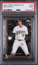 2025 Topps Chrome Update Series - Rookie Debut Nick Kurtz #USC180 (RC)