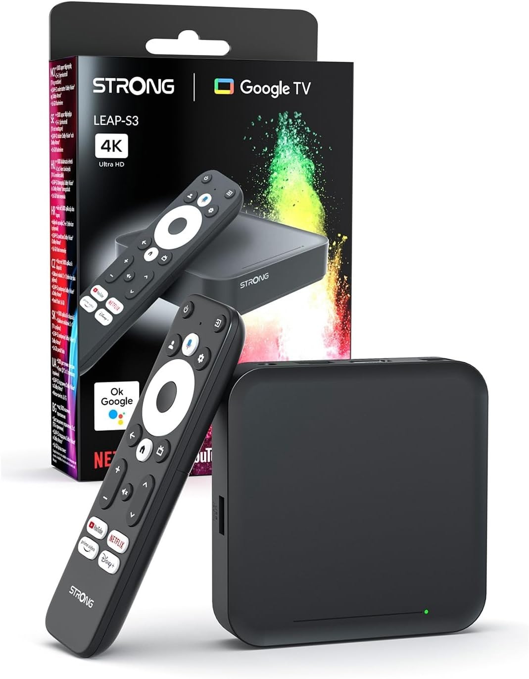 Box Internet 4K UHD Leap-S3 fluide avec mémoire 2Go RAM