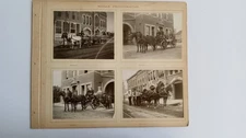 8 1890s Real Photos Pueblo Colorado Fire Department Each 3-3/4" x 4-3/4"