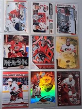 Carolina Hurricanes Hockey Card Lot Ward Staal Faulk Gerber Inserts