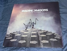 Dan Reynolds Signed Imagine Dragons Vinyl Album Night Visions