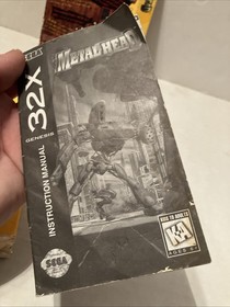 Metal Head (Sega 32X, 1995) Box, Tray And Manual Only. -NO GAME-